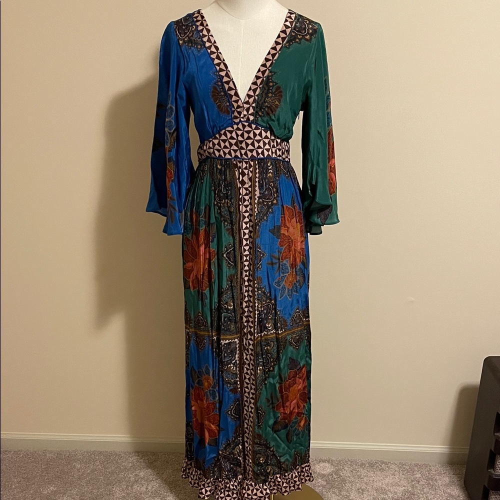 Anthropologie farm Rio maxi dress
